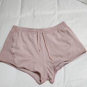 PINK Victoria's Secret Drawstring Sweat Shorts Size L